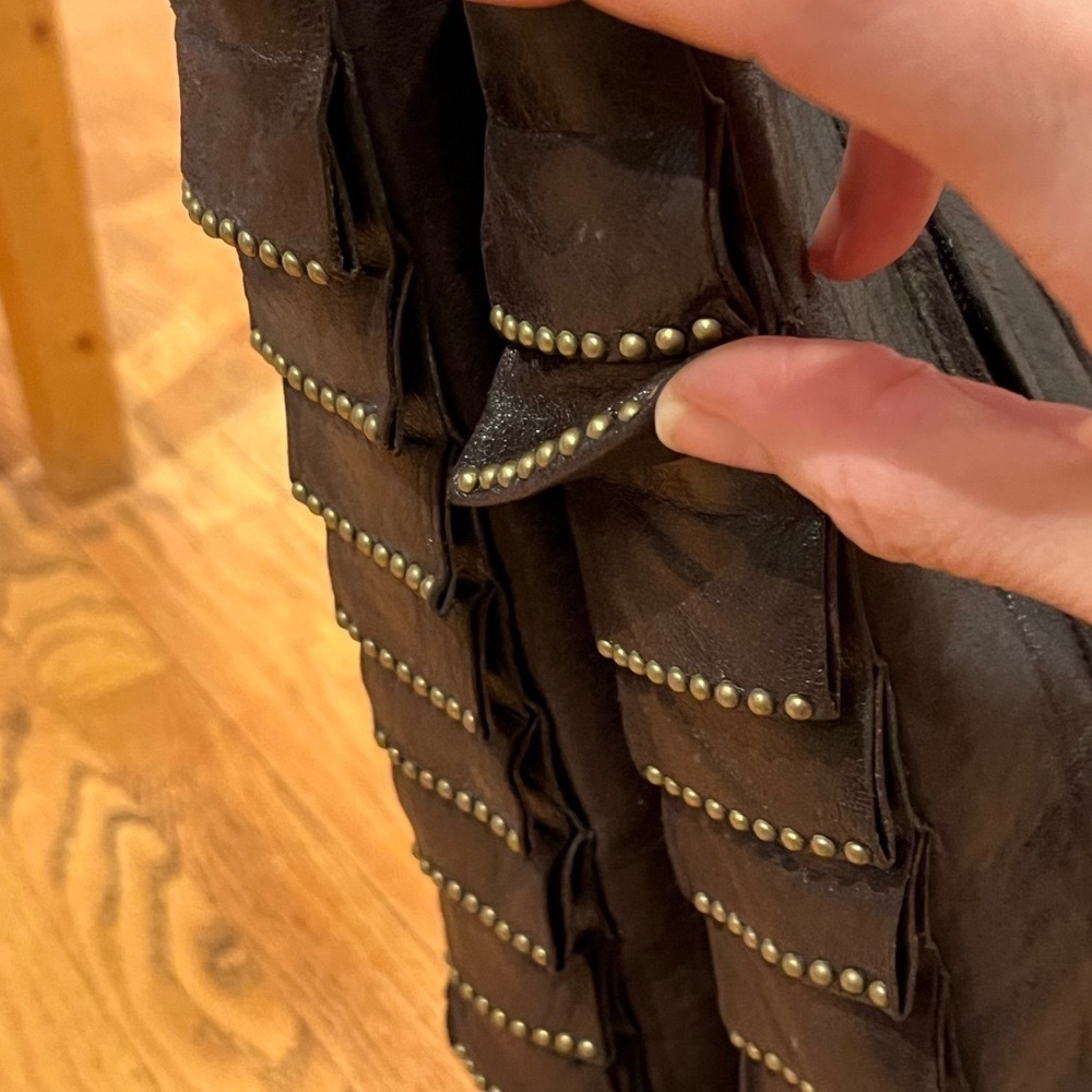 Calleen Cordero Tall Studded Leather Boots - Picture 5 of 11